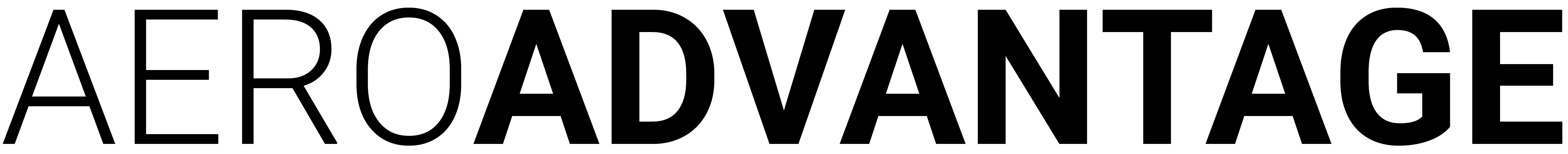 AVFG - AeroAdvantage Logo - Black