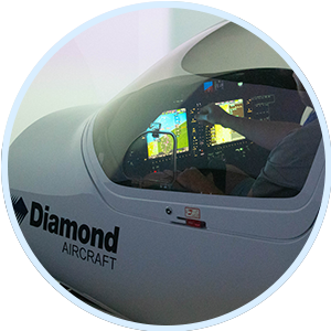 Diamond Flight Simulator at our North Carolina campus